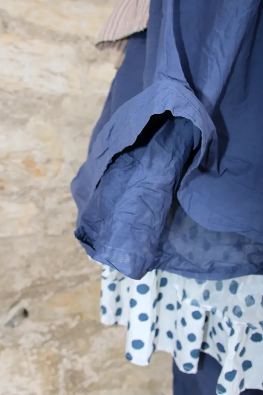 Ewa i Walla Tunika MADICKEN 44129 in blau (blue) - reine Kitterbaumwolle