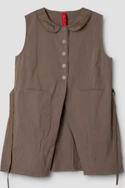 Ewa i Walla Weste 33358 ANISA in nussbraun (walnut) - kuscheliger Twill