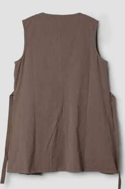 Ewa i Walla Weste 33358 ANISA in nussbraun (walnut) - kuscheliger Twill