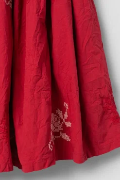 Ewa i Walla WINTER SPECIAL EDITION Kleid JASMIN 55938 in rot (red) - reine Knitterbaumwolle
