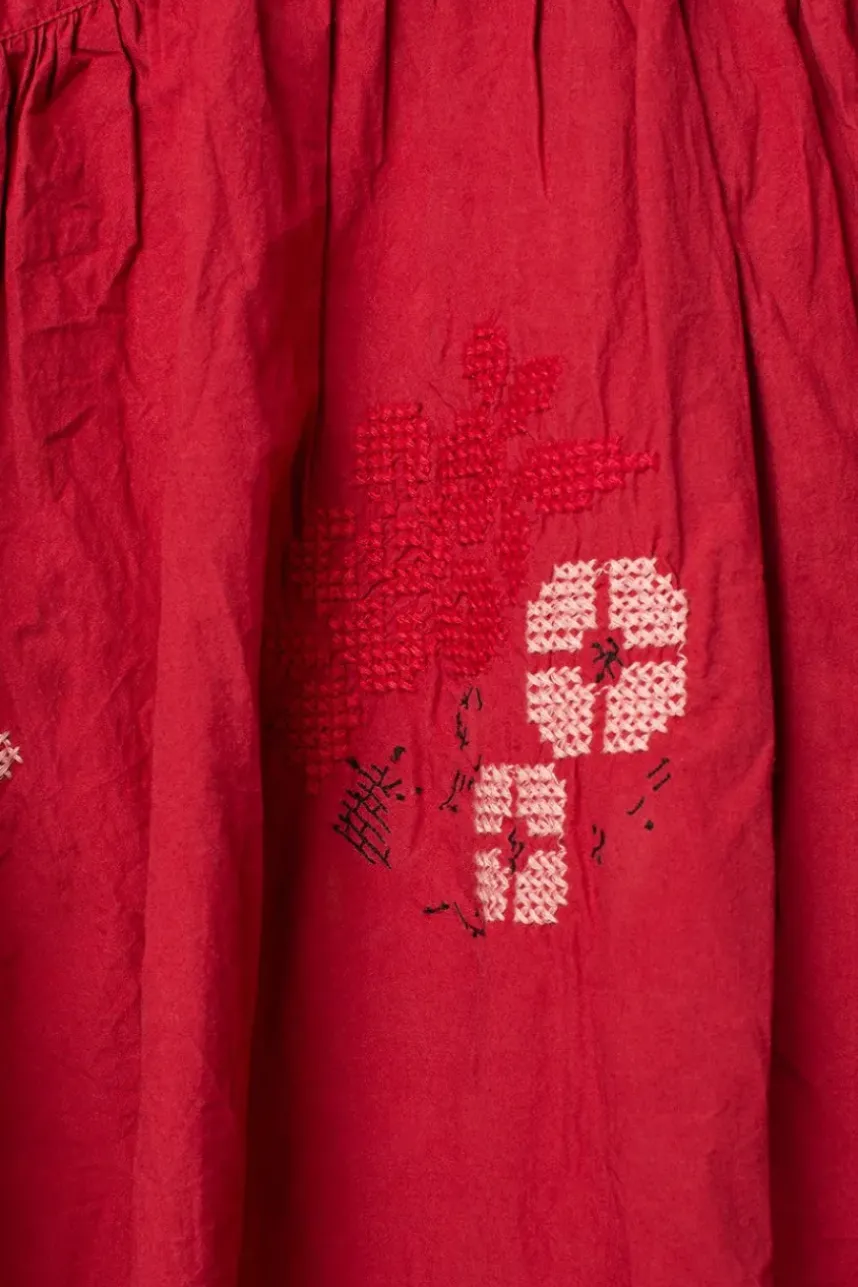 Ewa i Walla WINTER SPECIAL EDITION Kleid JASMIN 55938 in rot (red) - reine Knitterbaumwolle