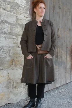 Fra.Sa Gürteltasche/Crossbody Bag MARSUPIO in tobacco geölt - supersoftes Leder
