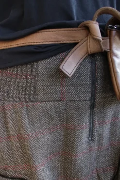 Fra.Sa Gürteltasche/Crossbody Bag MARSUPIO in tobacco geölt - supersoftes Leder