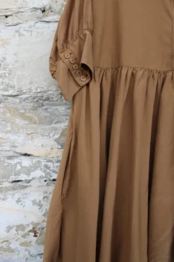 hannes roether Bluse CYNAR 210852 in camel (oase) - Baumwolle & exklusive Seide