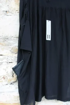 hannes roether Bluse GAME 210856 in schwarz - Baumwolle & Seide