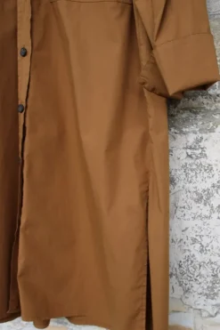 hannes roether Kleid SUPERBE 210838 in camel - Baumwolle & Elasthan