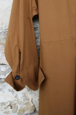 hannes roether Kleid SUPERBE 210838 in camel - Baumwolle & Elasthan