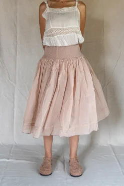Les Ours Rock LOU im pastelligen rose - Organza aus reiner Baumwolle