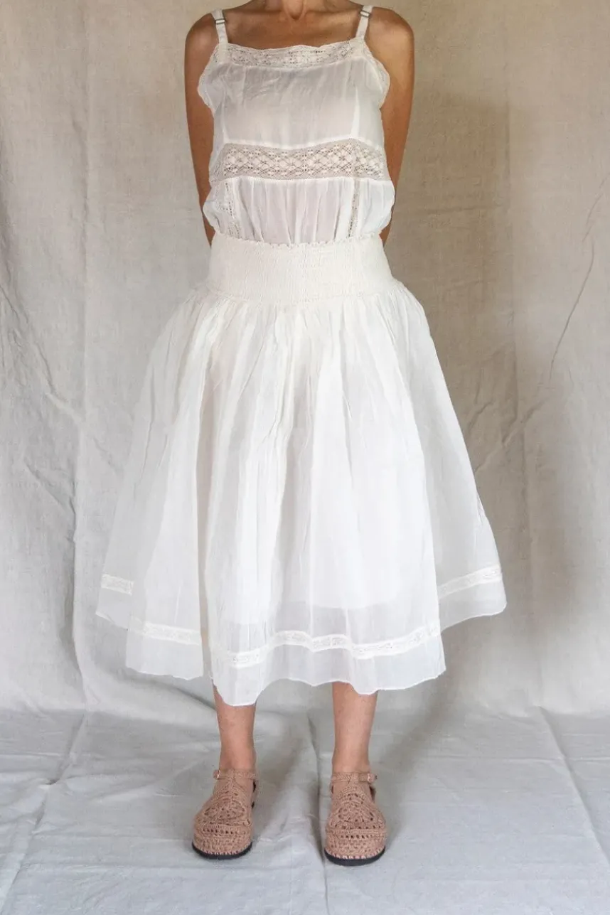 Les Ours Rock LOU in cremeweiss - Organza aus reiner Baumwolle