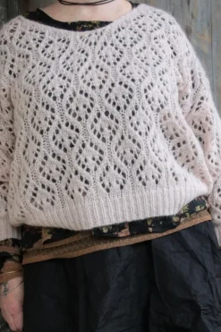 Les Ours Shirt ALYCIA in caramelbraun - Tüll aus reiner, softer Baumwolle