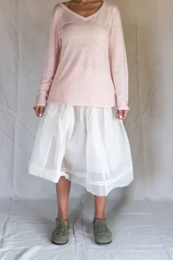 Les Ours Shirt NOE im pastelligen rose - supersoftes Leinen