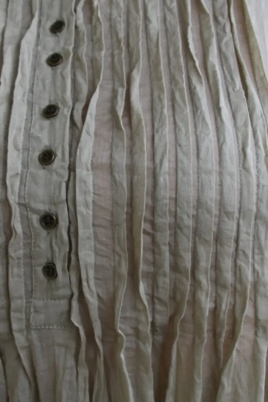 Les Ours Tunika/Kleid JUJUBE in shabby mint (almond) - zarter Baumwoll-Voile