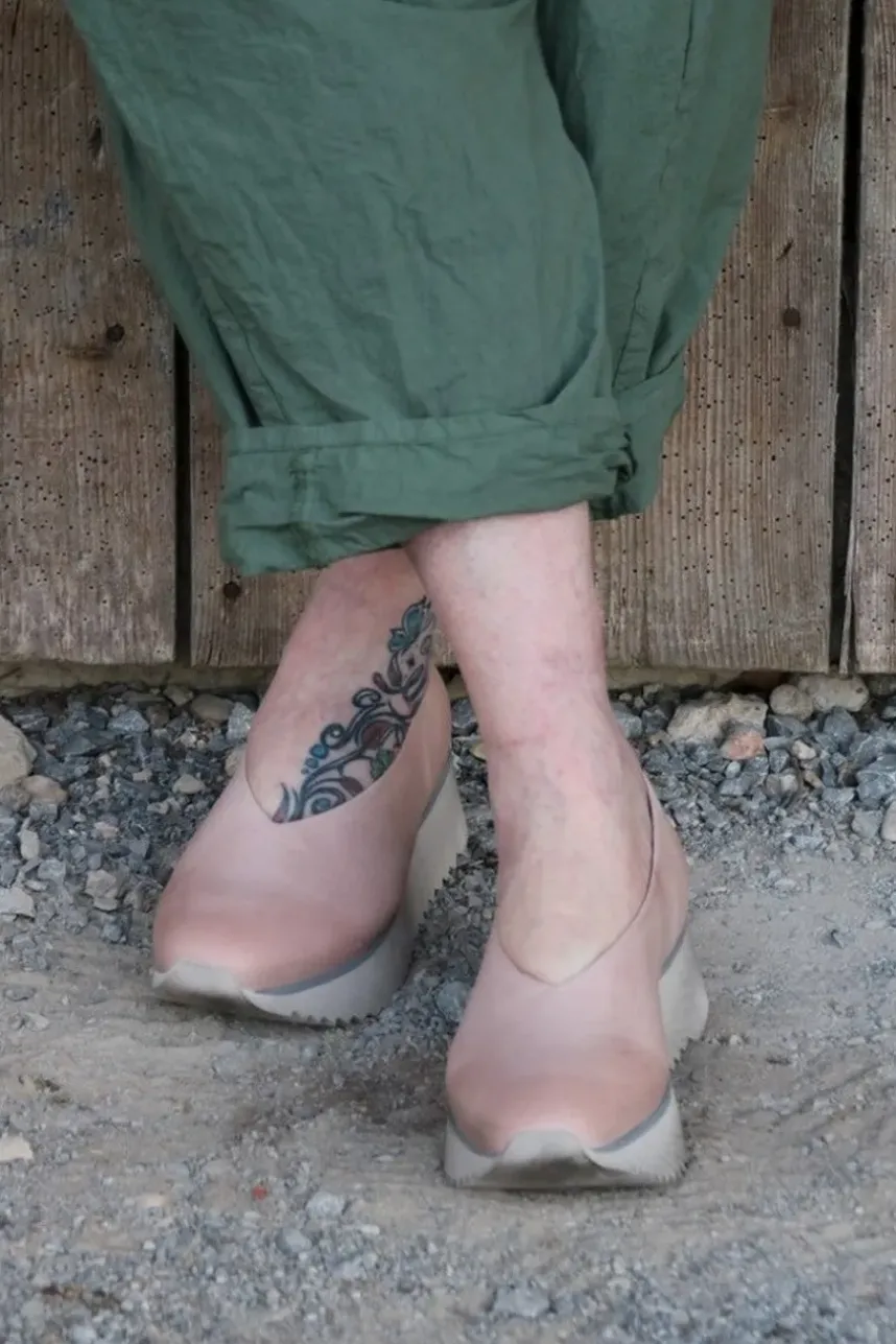 Lofina Schuh 1E-206 ELLIS in altrose - recyceltes Leder