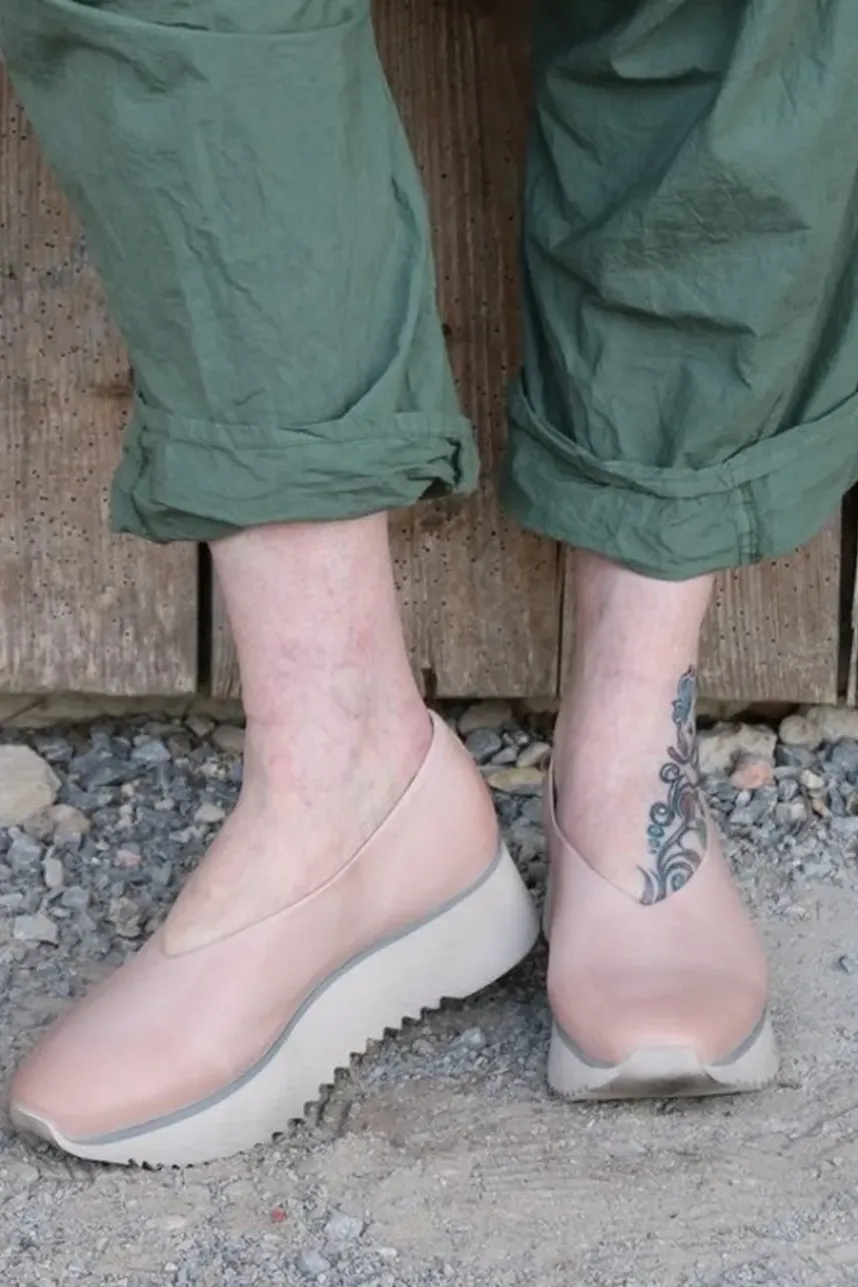 Lofina Schuh 1E-206 ELLIS in altrose - recyceltes Leder